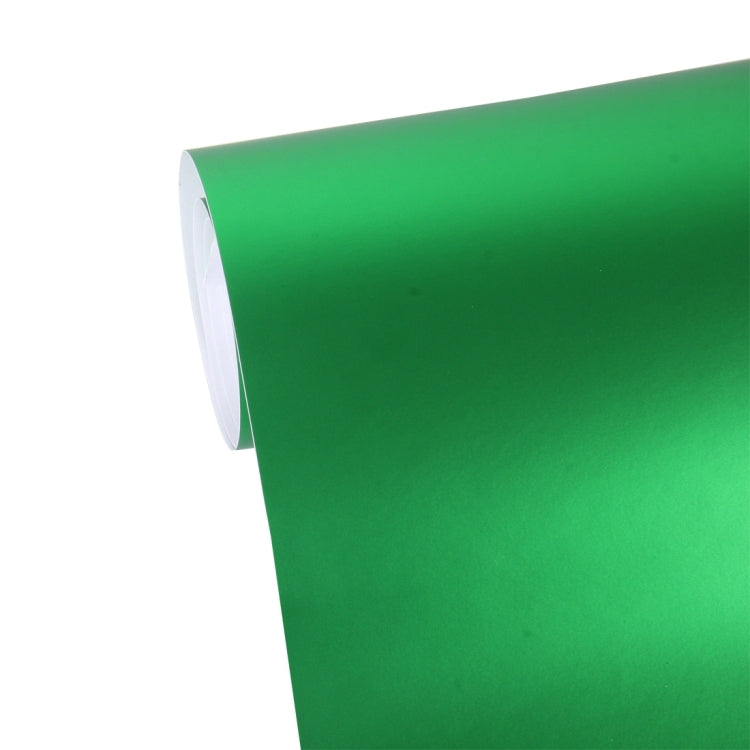 8m * 0.5m Ice Blue Metallic Matte Icy Ice Car Decal Wrap Auto Wrapping Vehicle Sticker Motorcycle Sheet Tint Vinyl Air Bubble Sticker(Green) by buy2fix