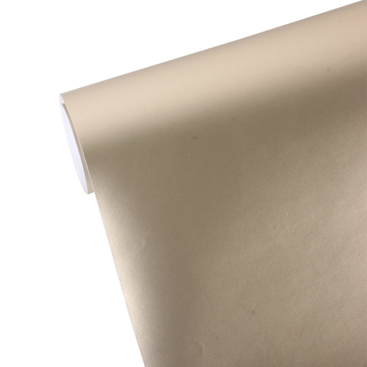 8m * 0.5m Ice Blue Metallic Matte Icy Ice Car Decal Wrap Auto Wrapping Vehicle Sticker Motorcycle Sheet Tint Vinyl Air Bubble Sticker(Rose Gold) by buy2fix