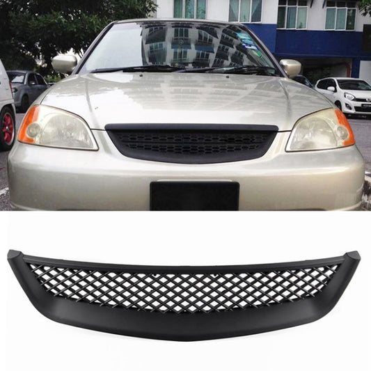 Car Front Racing Front Grille Grid ABS Insect Net for Honda Civic 2001-2003 - Others by buy2fix | Online Shopping UK | buy2fix