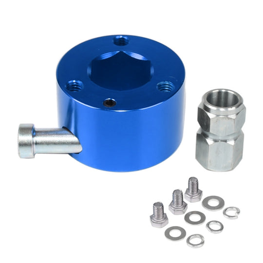 Universal-Aluminium-Auto-Lenkrad, Schnellspanner, Trennnabe, 3/4-Zoll-Schaftgröße (blau)