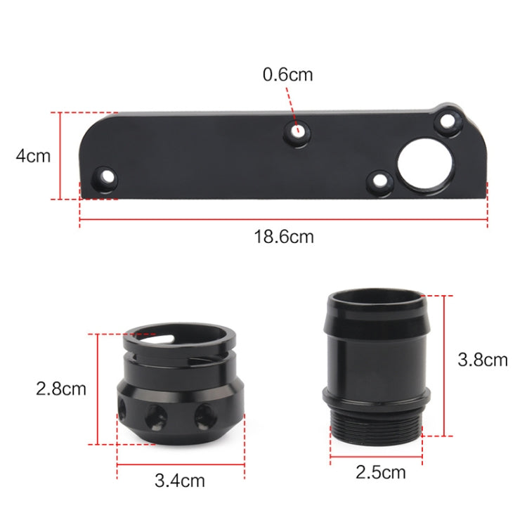 Modified Forged PCV Care Board Kit PCV Delete Plate for Audi / Volkswagen Golf PCV Vacuum Adapter - Engine Fittings by buy2fix | Online Shopping UK | buy2fix