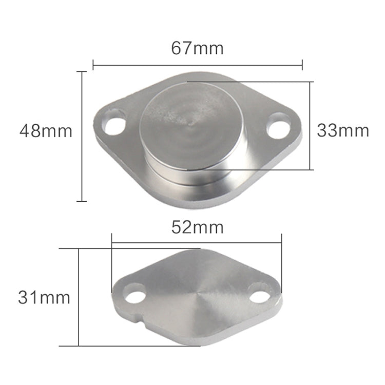 Car Aluminum Full EGR Removal / Blanking Kit for Land Rover Discovery 3 / Range Rover Sport TDV6 - Engine Fittings by buy2fix | Online Shopping UK | buy2fix