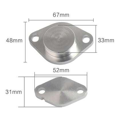 Car Aluminum Full EGR Removal / Blanking Kit for Land Rover Discovery 3 / Range Rover Sport TDV6 - Engine Fittings by buy2fix | Online Shopping UK | buy2fix