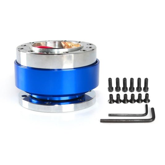 Universal 60mm Car Steering Wheel Quick Release HUB Racing Adapter Snap Off Boss Kit(Blue) - Other Tools by buy2fix | Online Shopping UK | buy2fix