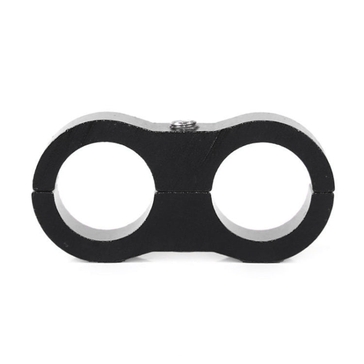 AN12 Automotive 2-hole High Pressure Tubing Fixing Clip Car Tubing Clamp Aluminum Alloy Clip Tubing Separator, Random Color Delivery - Booster Cable & Clip by buy2fix | Online Shopping UK | buy2fix