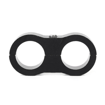 AN12 Automotive 2-hole High Pressure Tubing Fixing Clip Car Tubing Clamp Aluminum Alloy Clip Tubing Separator, Random Color Delivery - Booster Cable & Clip by buy2fix | Online Shopping UK | buy2fix