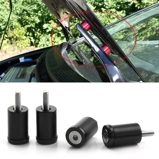 4 PCS Car Modified Isolation Column Engine Cover Blocked Up Screw Engine Turbine Ventilation Gasket Screw Washer (Black) - Nuts & Bolts by buy2fix | Online Shopping UK | buy2fix