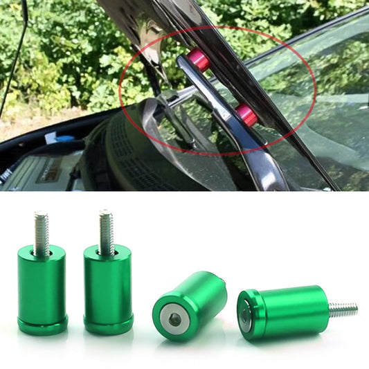 4 PCS Car Modified Isolation Column Engine Cover Blocked Up Screw Engine Turbine Ventilation Gasket Screw Washer (Green) - Nuts & Bolts by buy2fix | Online Shopping UK | buy2fix
