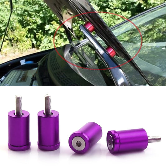 4 PCS Car Modified Isolation Column Engine Cover Blocked Up Screw Engine Turbine Ventilation Gasket Screw Washer (Purple) - Nuts & Bolts by buy2fix | Online Shopping UK | buy2fix