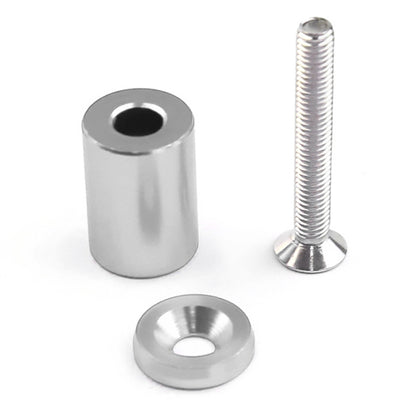 4 PCS Car Modified Isolation Column Engine Cover Blocked Up Screw Engine Turbine Ventilation Gasket Screw Washer (Silver) - Nuts & Bolts by buy2fix | Online Shopping UK | buy2fix