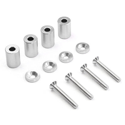 4 PCS Car Modified Isolation Column Engine Cover Blocked Up Screw Engine Turbine Ventilation Gasket Screw Washer (Silver) - Nuts & Bolts by buy2fix | Online Shopping UK | buy2fix