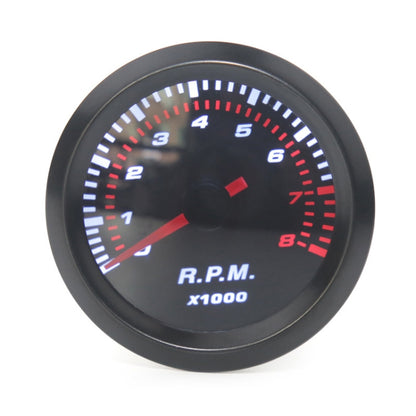 52mm 12V Universal Car Modified Tachometer - Clocks & Car Meters by buy2fix | Online Shopping UK | buy2fix
