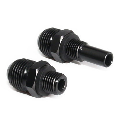 2 PCS Car Transmission Oil Cooler Adapters  AN8-1/4NPS Threaded Joints - Engine Repair Tools by buy2fix | Online Shopping UK | buy2fix