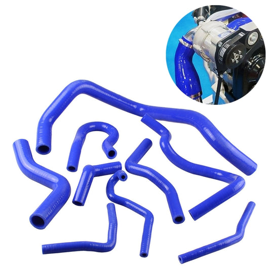 9 PCS Auto Silicone Radiator Hose Kit for Honda Civic D15 D16 EG EK 1992-2000(Blue) - Engine Fittings by buy2fix | Online Shopping UK | buy2fix