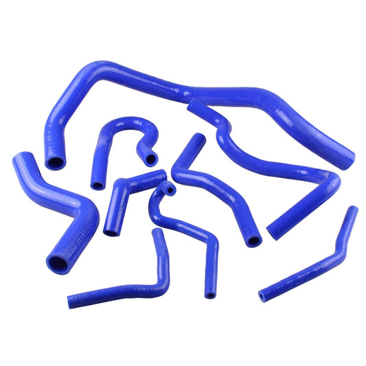 9 PCS Auto Silicone Radiator Hose Kit for Honda Civic D15 D16 EG EK 1992-2000(Blue) - Engine Fittings by buy2fix | Online Shopping UK | buy2fix