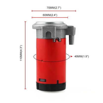 12V Portable Air Compressor for Air Horn Car Truck Vehicle - Inflatable Pump by buy2fix | Online Shopping UK | buy2fix