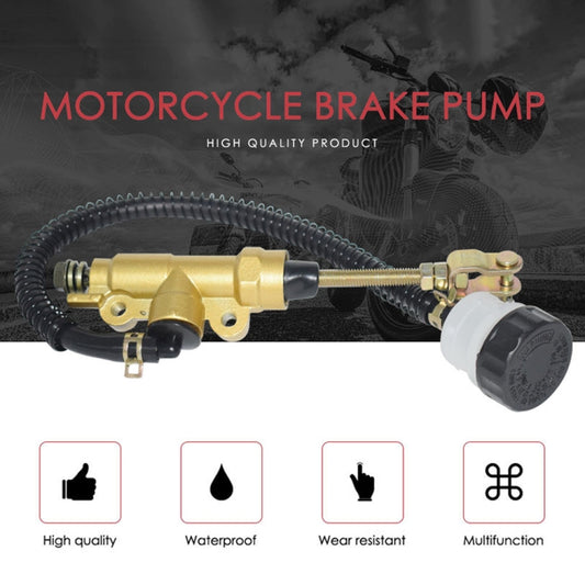 Motorcycles Rear Brake Master Cylinder Pump for Honda Sportrax 400 TRX400EX 1999-2008 (Gold) - Motorbike Brakes by buy2fix | Online Shopping UK | buy2fix