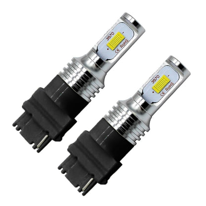 2 PCS 3156 72W 1000LM 6000-6500K Car Auto Turn Backup LED Bulbs Reversing Lights, DC 12-24V(Yellow Light) - Arrow Turn Lights by buy2fix | Online Shopping UK | buy2fix