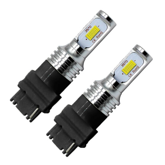2 PCS 3156 72W 1000LM 6000-6500K Car Auto Turn Backup LED Bulbs Reversing Lights, DC 12-24V(Yellow Light) - Arrow Turn Lights by buy2fix | Online Shopping UK | buy2fix