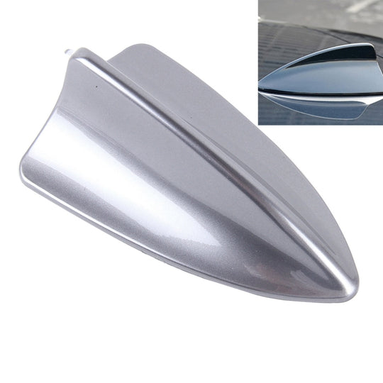 A-881 Shark Fin Car Dome Antenna Decoration(Silver)