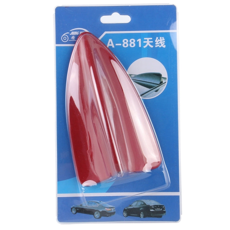 A-881 Shark Fin Car Dome Antenna Decoration(Red) by buy2fix