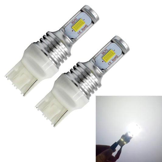 2 PCS T20/7440 72W 1000LM 6000-6500K Bright White Light Car Turn Backup LED Bulbs Reversing Lights, DC 12-24V (White Light) - Arrow Turn Lights by buy2fix | Online Shopping UK | buy2fix