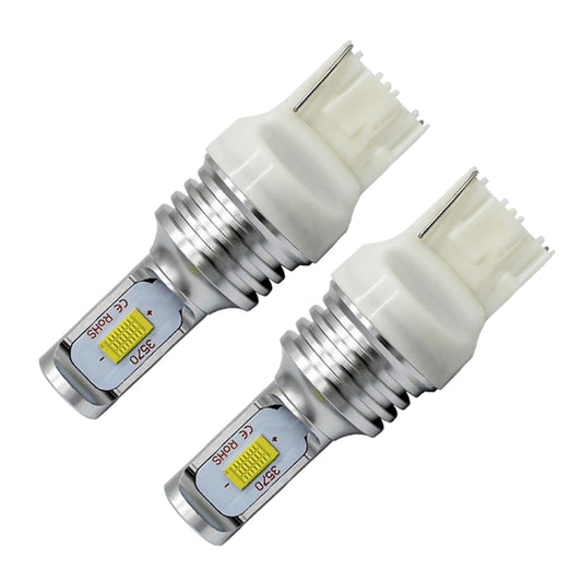 2 PCS T20/7440 72W 1000LM 6000-6500K Bright White Light Car Turn Backup LED Bulbs Reversing Lights, DC 12-24V (Ice Blue Light) - Arrow Turn Lights by buy2fix | Online Shopping UK | buy2fix