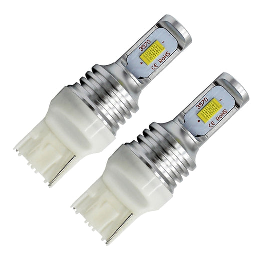 2 PCS T20/7440 72W 1000LM 6000-6500K Bright White Light Car Turn Backup LED Bulbs Reversing Lights, DC 12-24V (White Light) - Arrow Turn Lights by buy2fix | Online Shopping UK | buy2fix