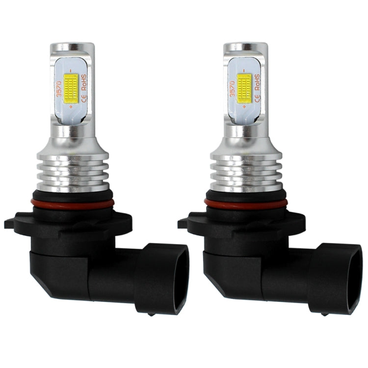 2 PCS 9006 HB4 72W 1000LM 6000-6500K Super Bright White Light Car Fog LED Bulbs, DC 12-24V(Yellow Light) - Fog / Driving Lights by buy2fix | Online Shopping UK | buy2fix