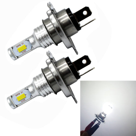 2 PCS H4 72W 1000LM 6000-6500K Super Bright White Light Car Fog LED Bulbs, DC 12-24V (White Light) - Fog / Driving Lights by buy2fix | Online Shopping UK | buy2fix