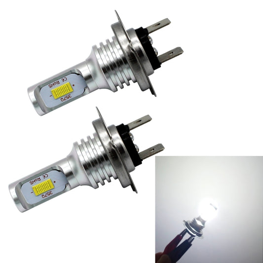 2 PCS H7 72W 1000LM 6000-6500K Super Bright White Light Car Fog LED Bulbs, DC 12-24V (White Light) - Fog / Driving Lights by buy2fix | Online Shopping UK | buy2fix