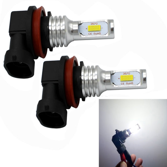 2 PCS H8/H11 72W 1000LM 6000-6500K Super Bright White Light Car Fog LED Bulbs, DC 12-24V(White Light) - Fog / Driving Lights by buy2fix | Online Shopping UK | buy2fix