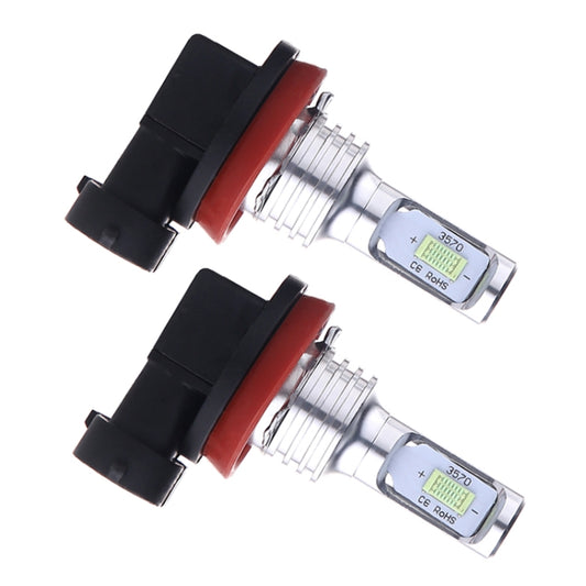 2 PCS H8/H11 72W 1000LM 6000-6500K Super Bright White Light Car Fog LED Bulbs, DC 12-24V (Ice Blue Light) - Fog / Driving Lights by buy2fix | Online Shopping UK | buy2fix