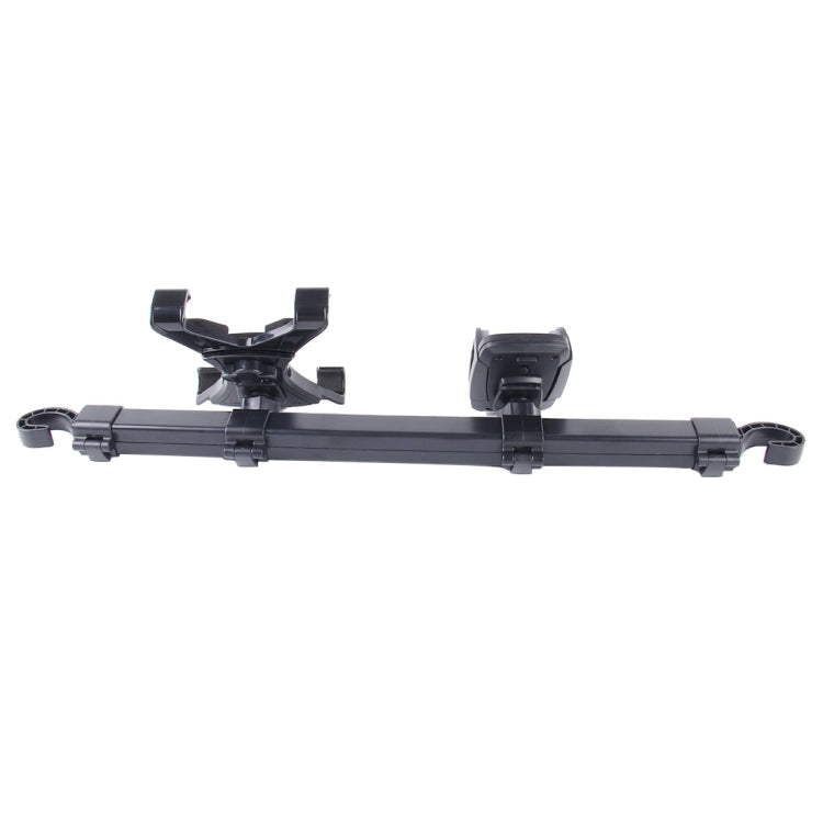 IMOUNT Car Headrest Mount 2 in 1 Car Back Seat Headrest Mount Tablet and Phone Holder with 360 Degree Adjustable Rotatio, For iPhone, Galaxy, Huawei, Xiaomi, Sony, LG, HTC, Google and other Smartphones, iPad, Tablet, Phone by buy2fix