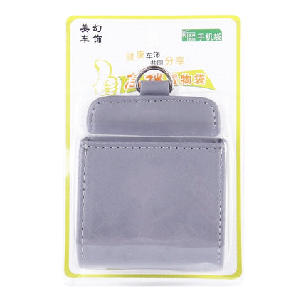 Car Air Vent Mobile Cellphone Pocket Bag Pouch Box Storage Organizer Carrying Case(Grey) by buy2fix