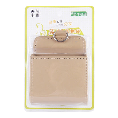 Car Air Vent Mobile Cellphone Pocket Bag Pouch Box Storage Organizer Carrying Case(Khaki) by buy2fix