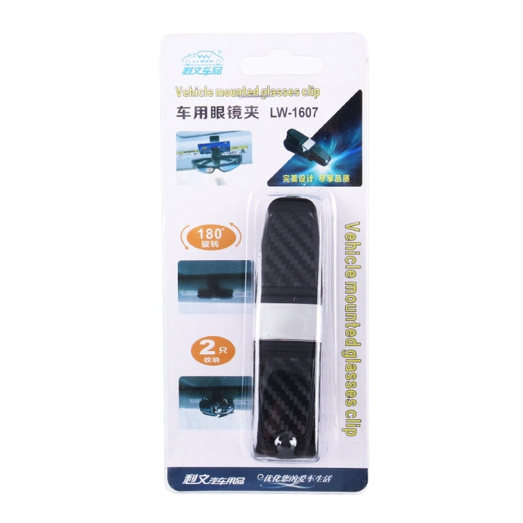 LIWEN LW-1607 Vehicle Mounted Glasses Clip(Black) by buy2fix