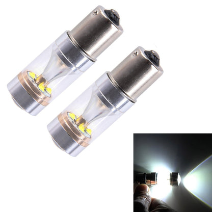 2 PCS 1156/BA15S  350LM 6000K 30W White Light 6 LED Canbus Car Reversing Light / Turn Light, DC 12V - Brake Lights by buy2fix | Online Shopping UK | buy2fix