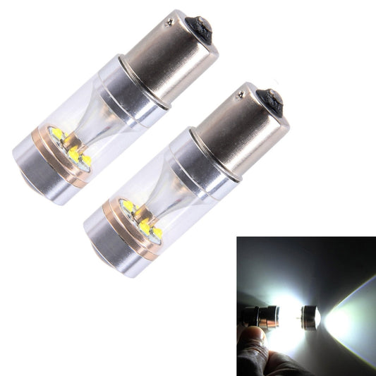 2 PCS 1156/BA15S  350LM 6000K 30W White Light 6 LED Canbus Car Reversing Light / Turn Light, DC 12V - Brake Lights by buy2fix | Online Shopping UK | buy2fix