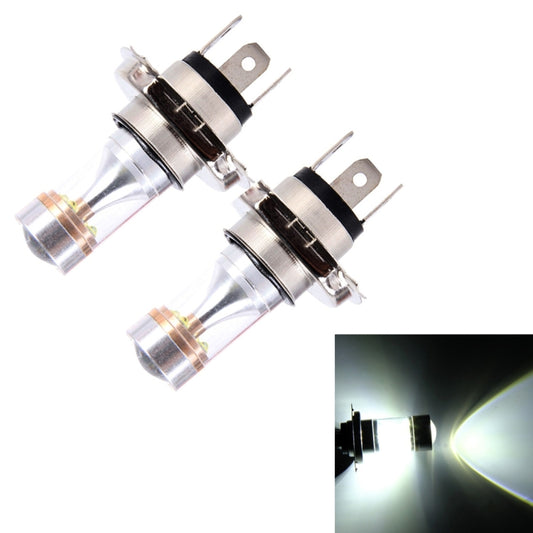 2 PCS H4 350 LM 6000K 30W White Light 6 LED Car Fog Light Bulb, DC 12V - Fog / Driving Lights by buy2fix | Online Shopping UK | buy2fix