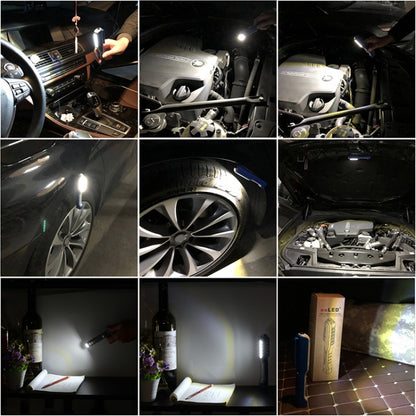 EXLED Portable Camping Flashlight Hook Tent Lamp with Magnet Handheld Car Repair Usb Flashlight by buy2fix