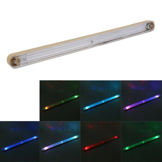 Colorful Lamp Beads Solar Emergency Warning Light Anti Collision Car Truck Van Strobe Light Warning Flashing Atmosphere Lamp Solar Colorful Atmosphere Lamp(White) - Atmosphere lights by buy2fix | Online Shopping UK | buy2fix