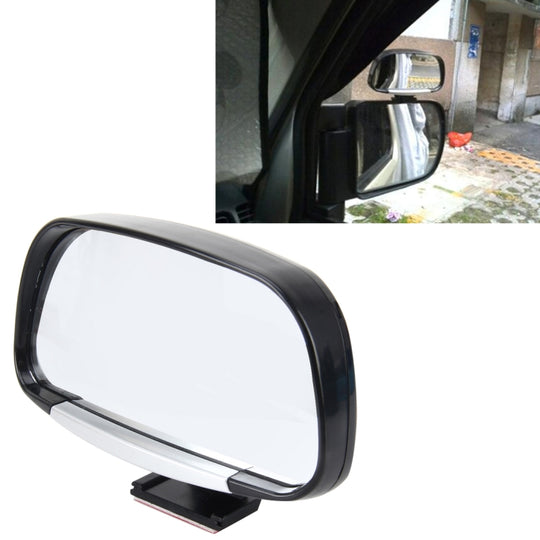 3R-081 Miroir d'angle mort de voiture vue latérale grand Angle miroir convexe Collection de Vision miroir de vue latérale miroir d'angle mort (noir)