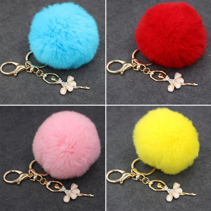 Ballet Golden Keychain Key Holder Key Chains Rings Holder Rex Rabbit Car Bag Pendant Fashion Bag Ornaments Pendant, Random Color Delivery by buy2fix