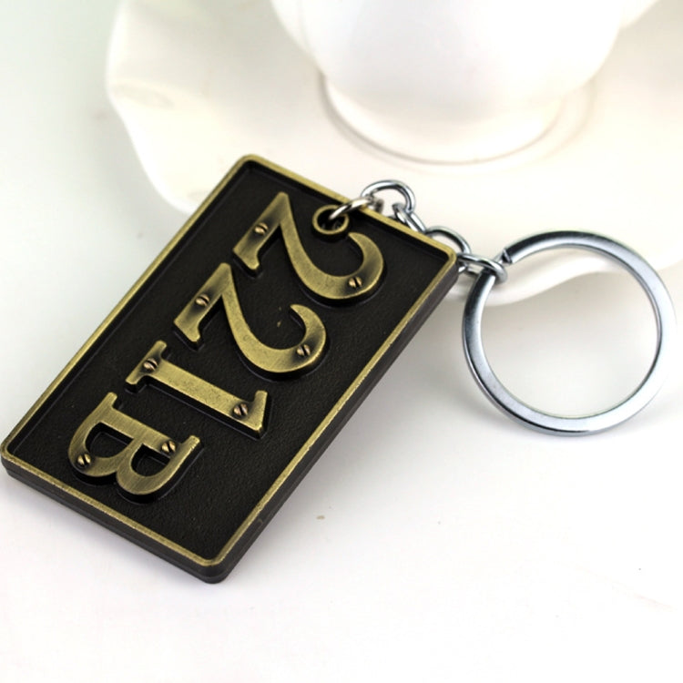 Detective Sherlock 221B Key Chain Car Key Ring Multi-functional Tool Key Holder Key Chains Rings Holder Pendant &#160;Auto Parts(Gold) - Key Rings by buy2fix | Online Shopping UK | buy2fix