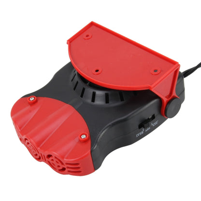 DC 12V 150W Cold and Warm Dual Use Three Outlet Car Auto Electronic Heater Fan Windshield Defroster Demister(Red) by buy2fix