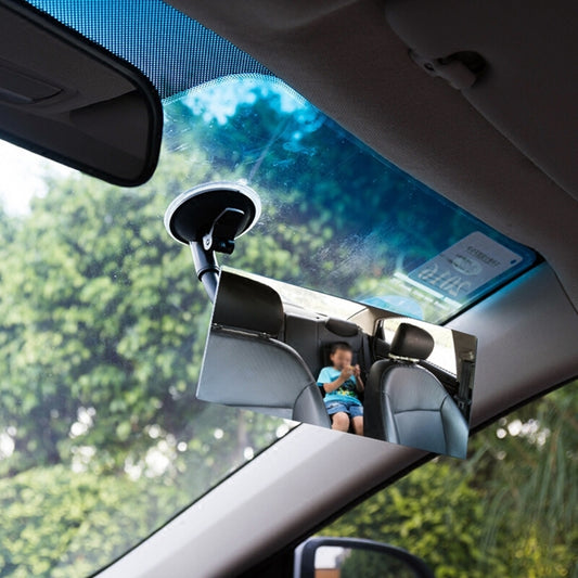 360 Degree Car Adjustable Interior Windshield Rectangular Blind Spot Mirror with Suck Cup Holder - Interior Mirrors by buy2fix | Online Shopping UK | buy2fix