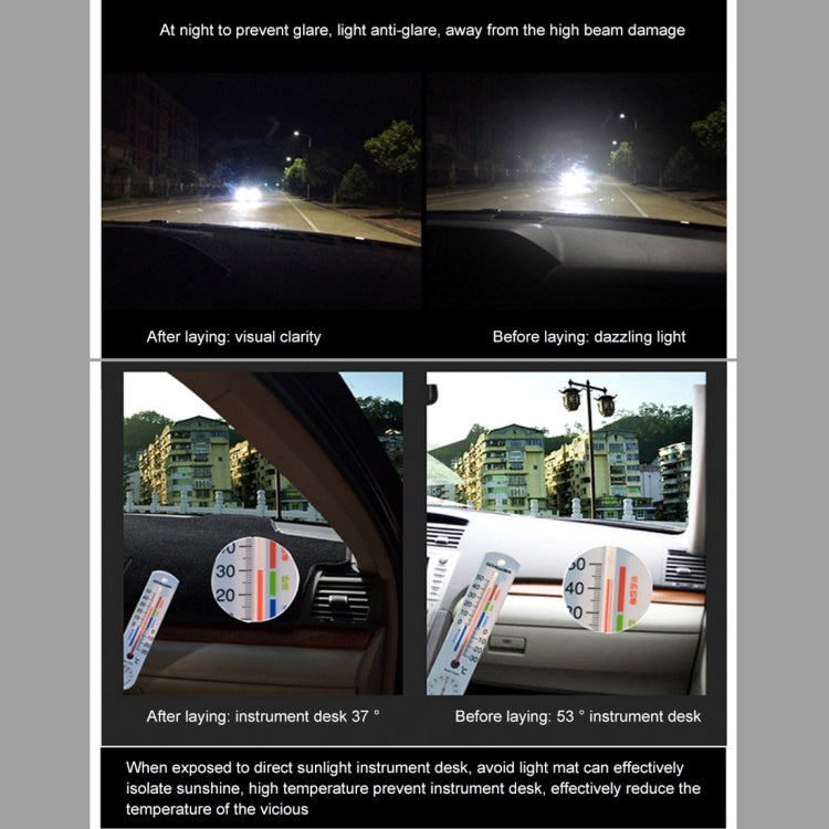 Left-hand Drive Dark Mat Car Dashboard Cover Car Light Pad Instrument Panel Sunscreen Car Mats for Volkswagen Lavida 2018~2019 Year (Please note the model and year)(Black) by buy2fix