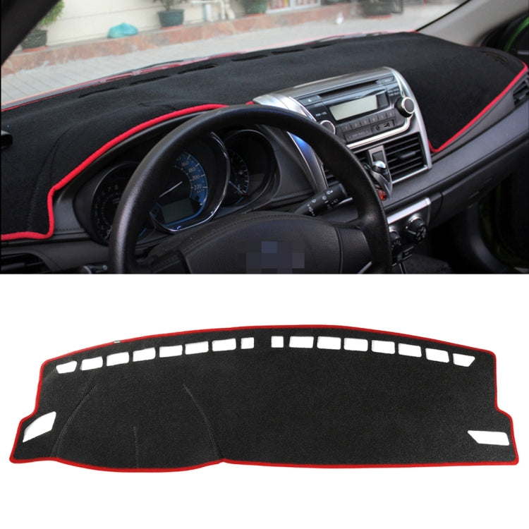 Left-hand Drive Dark Mat Car Dashboard Cover Car Light Pad Instrument Panel Sunscreen Car Mats for Volkswagen Lavida 2018~2019 Year (Please note the model and year)(Red) by buy2fix
