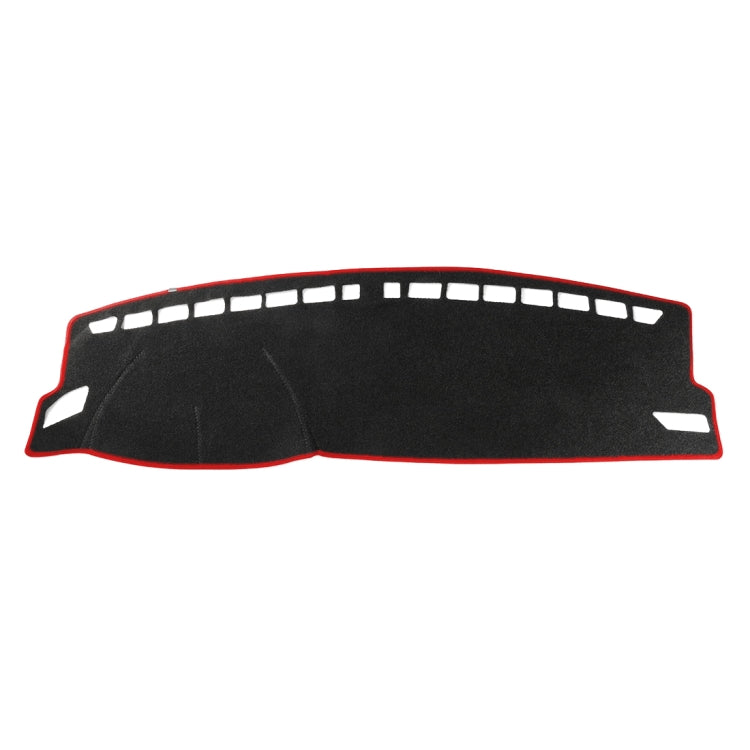 Left-hand Drive Dark Mat Car Dashboard Cover Car Light Pad Instrument Panel Sunscreen Car Mats for Volkswagen Lavida 2018~2019 Year (Please note the model and year)(Red) by buy2fix